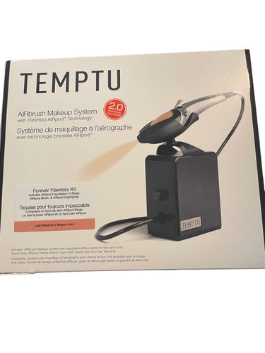 Temptu Makeup AIRbrush System Light Medium Airpod Technology with Makeup New