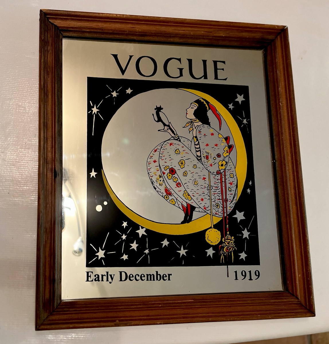 Vogue パブミラー Yahoo!オークション - VINTAGE VOGUE MIRROR ボーグ パブミラー