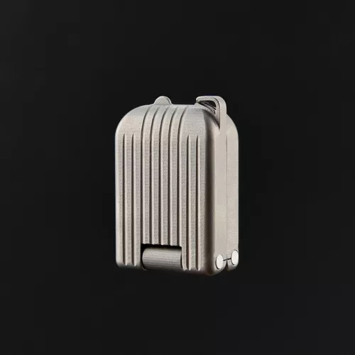 Mini Titanium Pocket Folding D2 Blade Knife Portable Outdoor Travel EDC Keychain - Picture 11 of 11