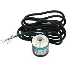 1pcs 360P/R Incremental Rotary Encoder AB phase encoder 6mm Shaft W coupling
