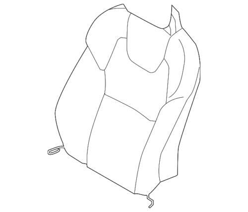Cubierta de respaldo de asiento para Volvo (N/P 32248836)