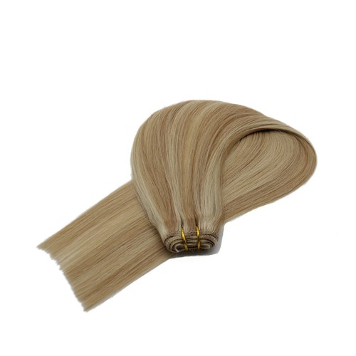 Double Weft Human Hair Extensions Weave Remy Real Russian Straight Hair 100g 12A - Picture 70 of 74