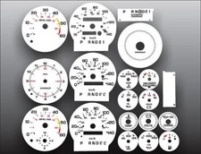 White Face Gauges For 1978-1985 Chevrolet Monte Carlo Metric Kph Kmh White Face Gauges For 1978-1985 Chevrolet Monte Carlo Metric Kph Kmh