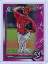 Andry Lara 2022 Topps Bowman Chrome Pink Refractor /199 #BCP-70