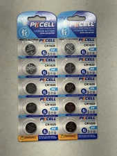 10 X CR1620 1620 Lithium 3v Battery KEYLESS FOB TOYS DEVICE US Free SHIP FRESH