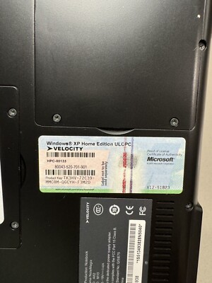 Velocity Micro NoteMagix M10 A82 Computer Windows XP Atom N270 | eBay
