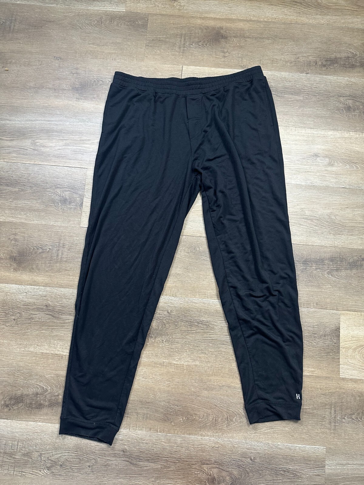 Men's XL Black Hue Joggers - Athletic Comfort Yoga Active Wear Breathable Fabric-image
