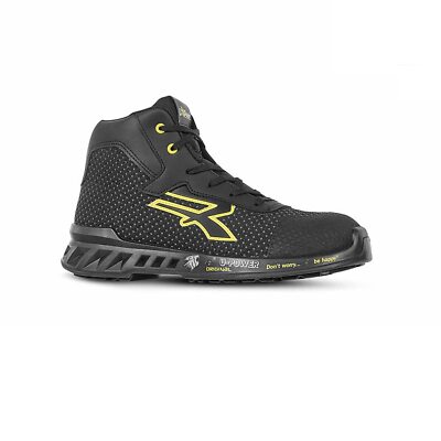 U-Power Scarpe Antinfortunistiche da Lavoro Alte Taglia 41 Nero