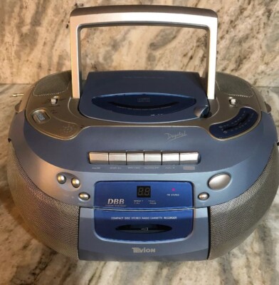 Tevion MD7650 AM/FM Cassette CD Boombox RARE VINTAGE COLLECTIBLE SHIPS N 24 HOUR