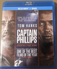 Captain Phillips (Blu-ray/DVD, 2014, 2-Disc Set)
