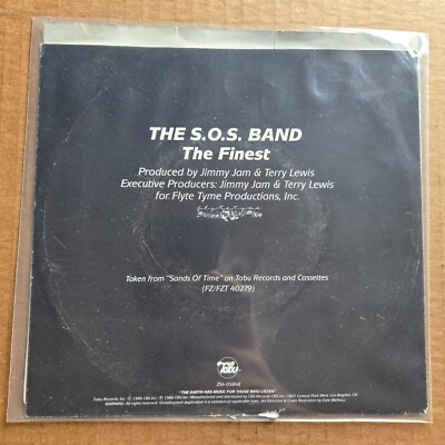 THE S.O.S. BAND The Finest FUNK SOUL Picture Sleeve 45 7