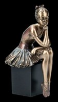 Ballerina Figur - L'attente Auf Monolith - Veronese Ballett TäNzerin Kunst Deko