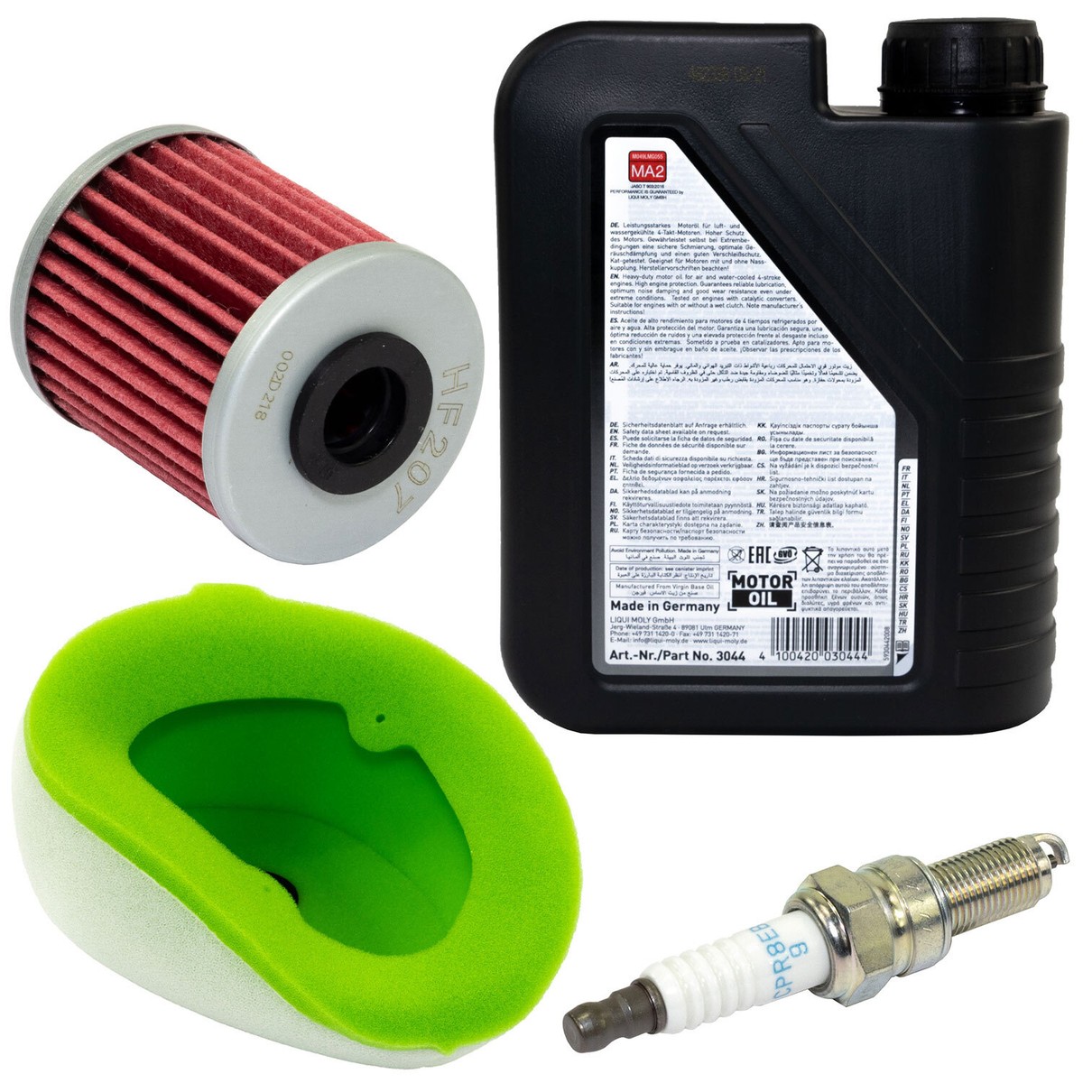 Set für Kawasaki KX 250 F 4T 2011-16 Wartung Öl 1L