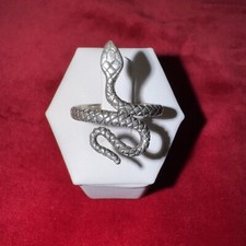 Vintage Snake Ring 9.5 Sterling