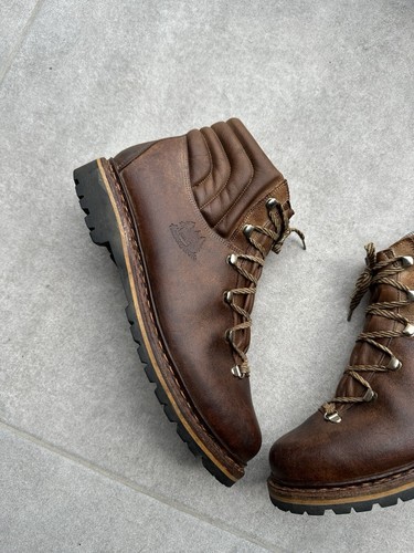 Vintage 1980s 80s Haberstroh Hiking Outdoor Men Army Boots Leather size - 44.5 - Picture 4 of 12