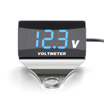 Digital Voltmeter Display Spannung Tester 10V-150V Wasserdicht für Motorrad Auto