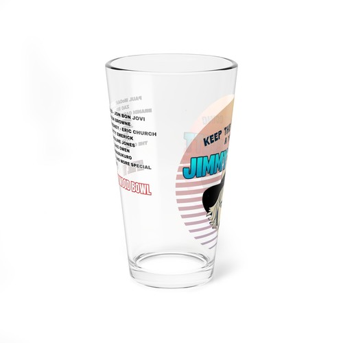 Jimmy Buffett Keep The Party Going Concert Commemorative Pint Glass - Picture 4 of 6