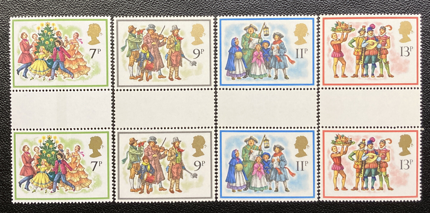 Great Britain Christmas Stamps Set Sc.847-850.MNH Gutter Pairs 1978 | eBay