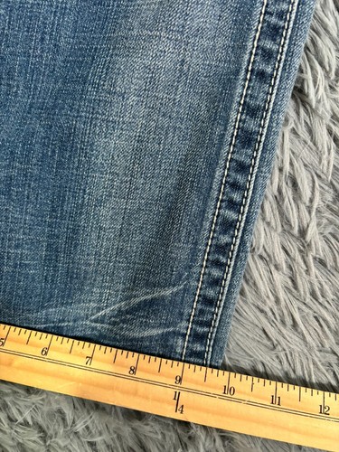 Affliction Jeans Mens 34x34 (36x34) Blue Cooper Bootcut Denim - Picture 6 of 16