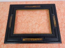 Cornice Guilloche Ebanizzata 58x48 Battuta Interna 40,5x30,5 Cm Inizio 900