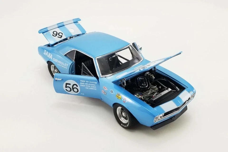 GMP 1967 Chevrolet Trans Am Camaro Z/28-#56 Dana Chevrolet Southgate 1/18. 18972 - Immagine 4 di 4