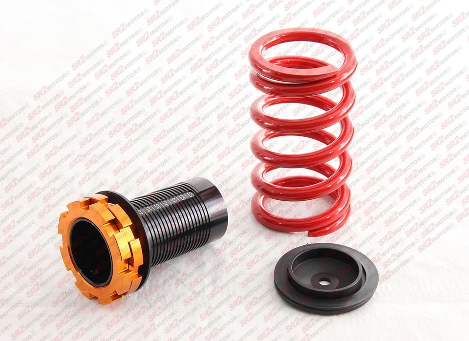 Для 88-00 Civic EG EK DC черный масштабированный золотой красный регулируемый койловер комплект Hi-Low - Изображение 2 из 3