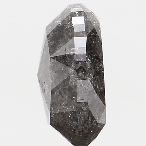Natural Loose Diamond Black Grey Color Oval Clarity I3 6.30 MM 0.87 Ct L5376 - Picture 6 of 9