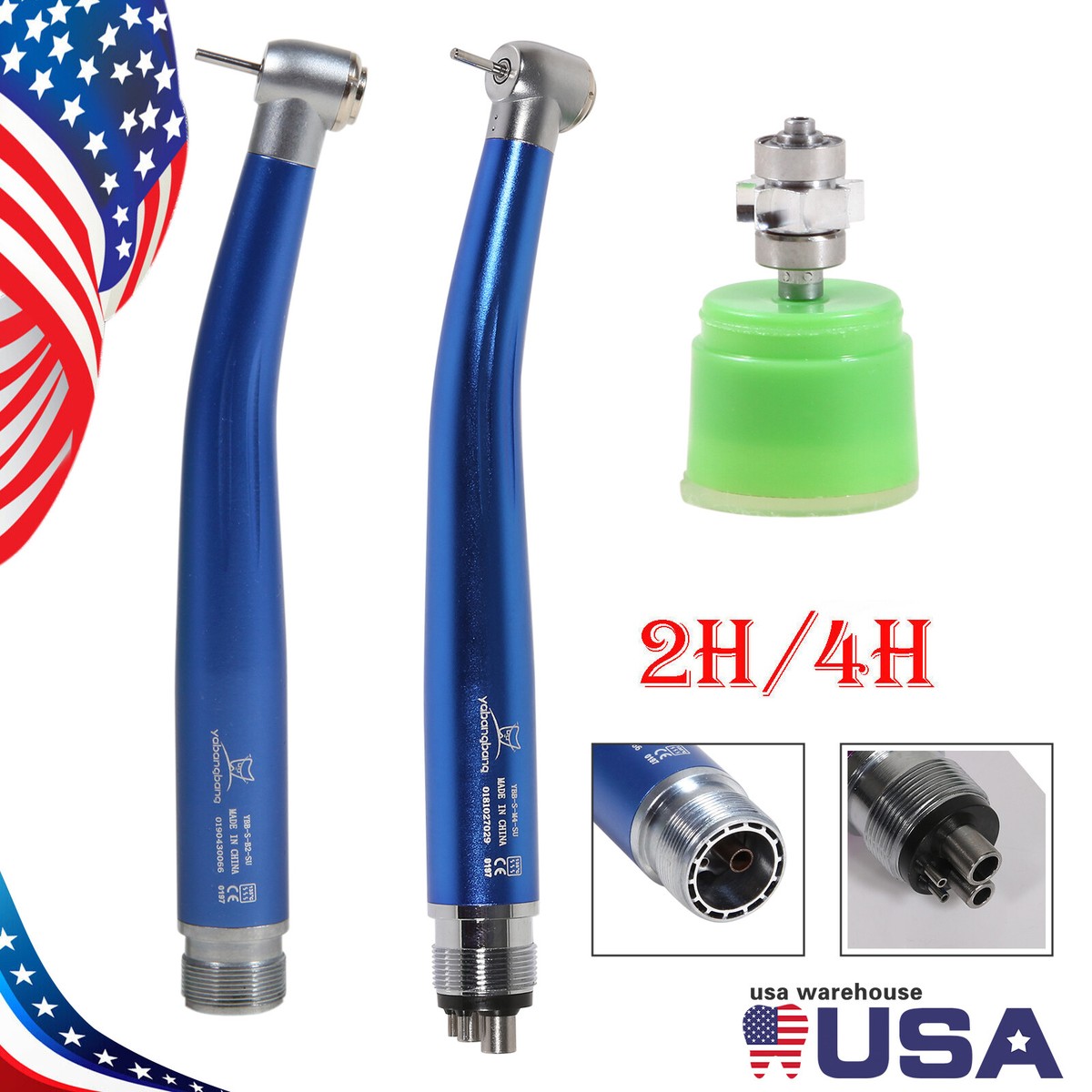 NSK Style Dental High Speed Handpiece Turbine 4/2 Holes 7