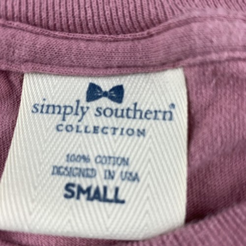 Simply Southern T-Shirt Damen S Rosa Fried Chicken Sweet Tea Baumwolle Tee Humor - Bild 3 von 8