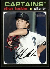 2020 Topps Heritage Minor League #147 Ethan Hankins Card Lake County Captains