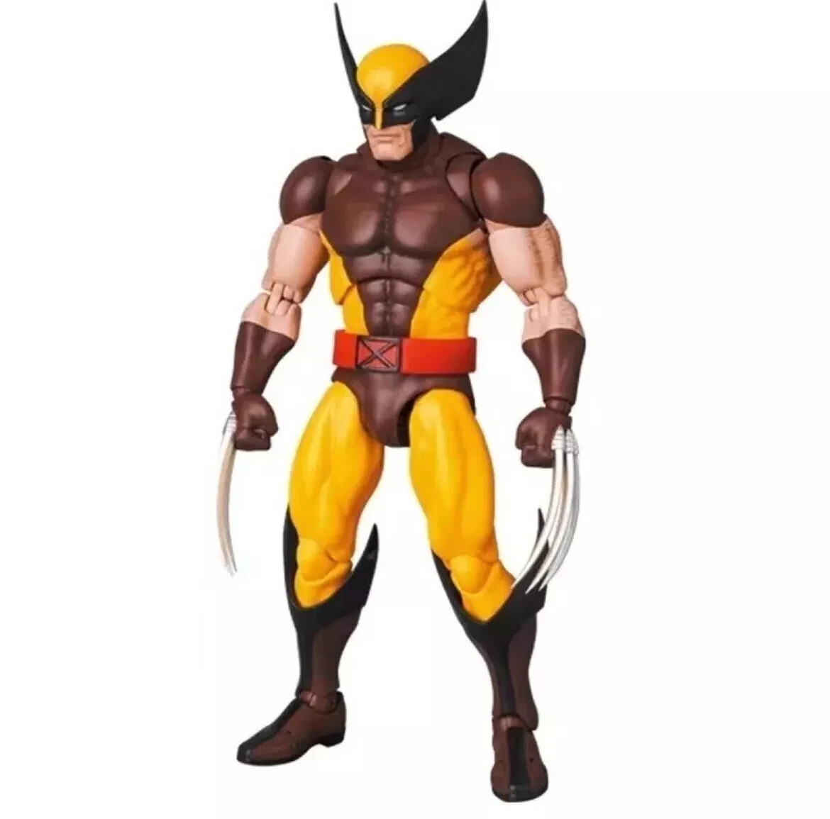 MAFEX No.138 Wolverine X-MEN Brown Suit, CT Version 6 inch Action