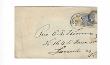 U.S Scott 114 - sent from Philadelphia to Lancaster PA