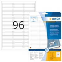 Herma 4202 AblöSbare Etiketten A4 63,5X8,5 Mm Weiß Movables/AblöSbar Papier Matt