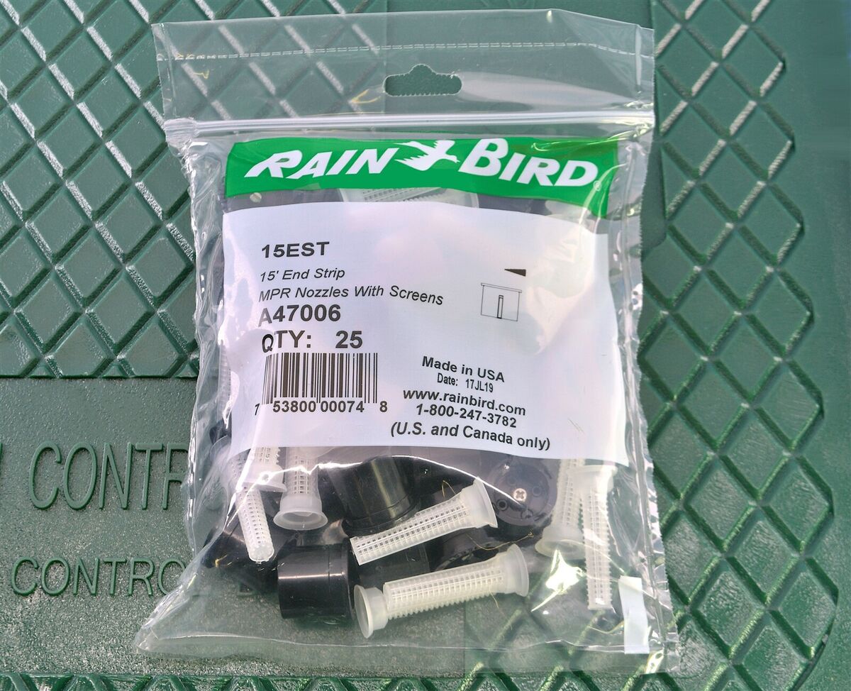 25-Pack Rainbird 15EST End Strip Pattern Nozzle w/ Free 25-Pack Rainbird 15EST End Strip Pattern Nozzle w/ Free