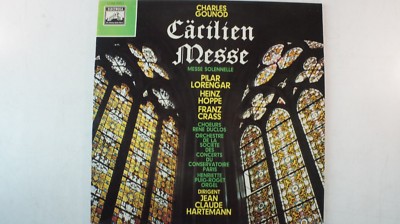 Gounod Cäcilien Messe Lorengar Hoppe Crass Hartemann Electrola 1C063-11076 LP98