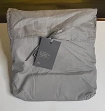 Restoration Hardware Italian Ultra-Soft Percale Box Spring Cover Twin Fog $195
