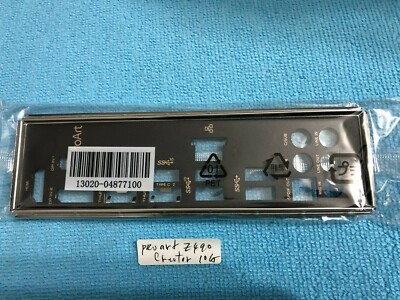 ASUS PROART Z490 CREATOR 10G  IO SHIELD BACK PLATE ( BLACK SEA)  ,ORIGINAL