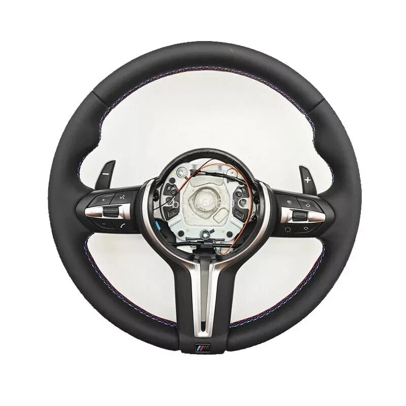 New M Sports Steering Wheel Fit for BMW E90 E91 E92 E93 E81 E82 1 3 Series-M3 - Imagem 2 de 4