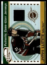 2001-02 Pacific Atomic #18 Jyrki Lumme Patches #/303