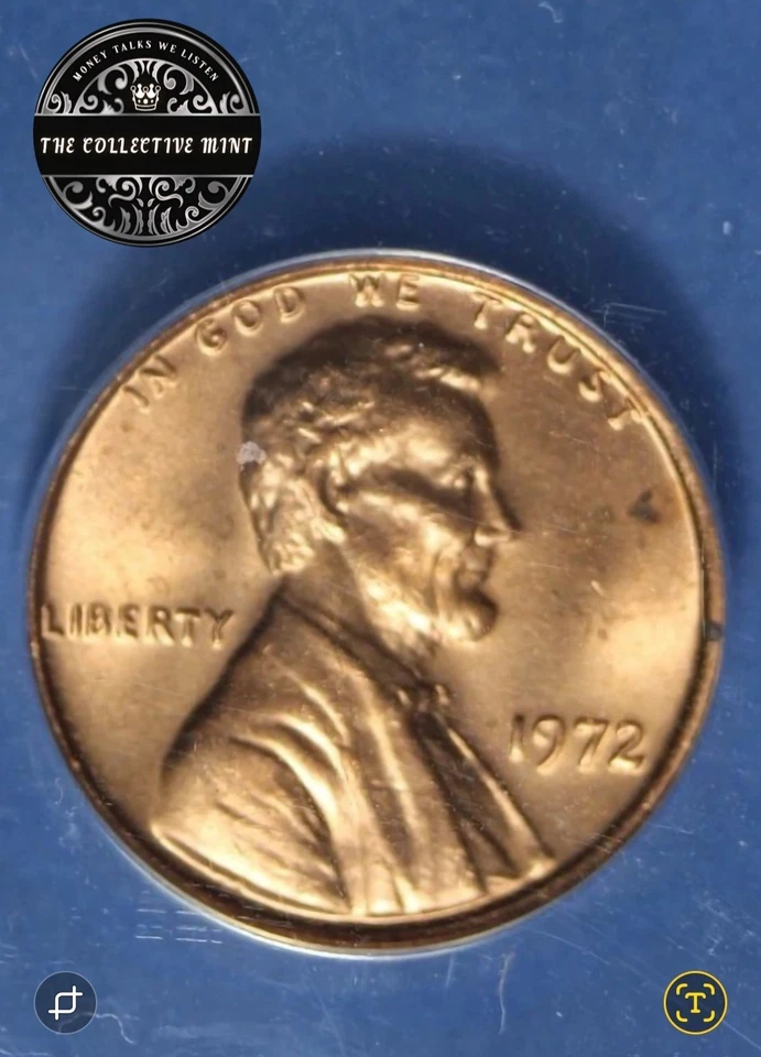 1972 Lincoln Penny~1¢~MS63~DDO FS-107 DIE 7~LINCOLN MEMORIAL CENT~Must Have! - Image 3 of 3