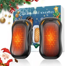 Hand Warmers Rechargeable 6000mAh,Electric Hot Hands Hand Warmers,2 Pack,Gift
