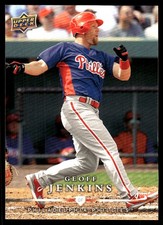 Geoff Jenkins 2008 Upper Deck First Edition #441 Phillies MLB READ FREE SHIPPING