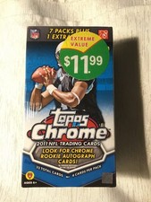 2011 Topps Chrome Football Blaster Box