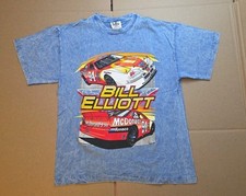 Vtg 1995 Bill Elliott T Shirt Size L Single Stitch USA Made