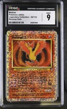 CGC 9 MINT Moltres 30/110 Legendary (Collection) Reverse Holo Pokemon Card on eBay