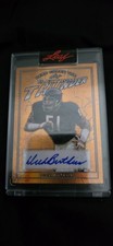 Leaf 2024 Dick Butkus Here Comes The Thunder  Auto Card #10/10 Rare