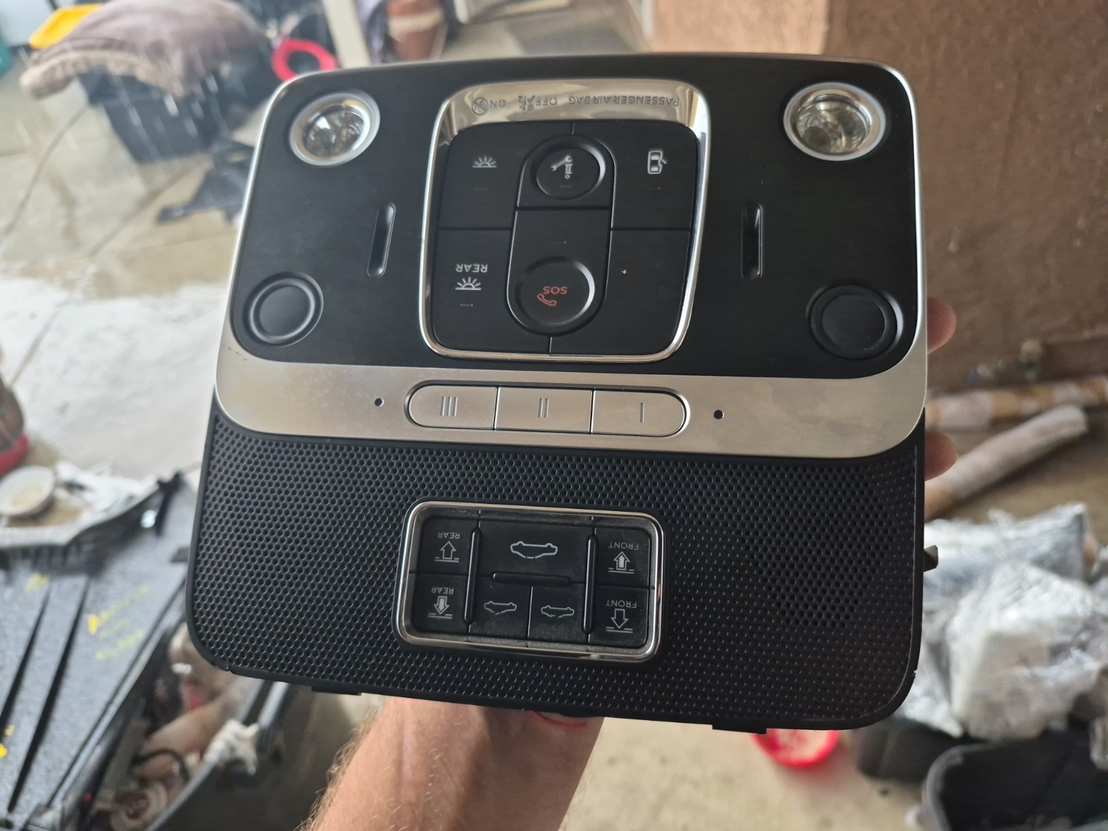 Bentley Flying Spur Overhead console Black