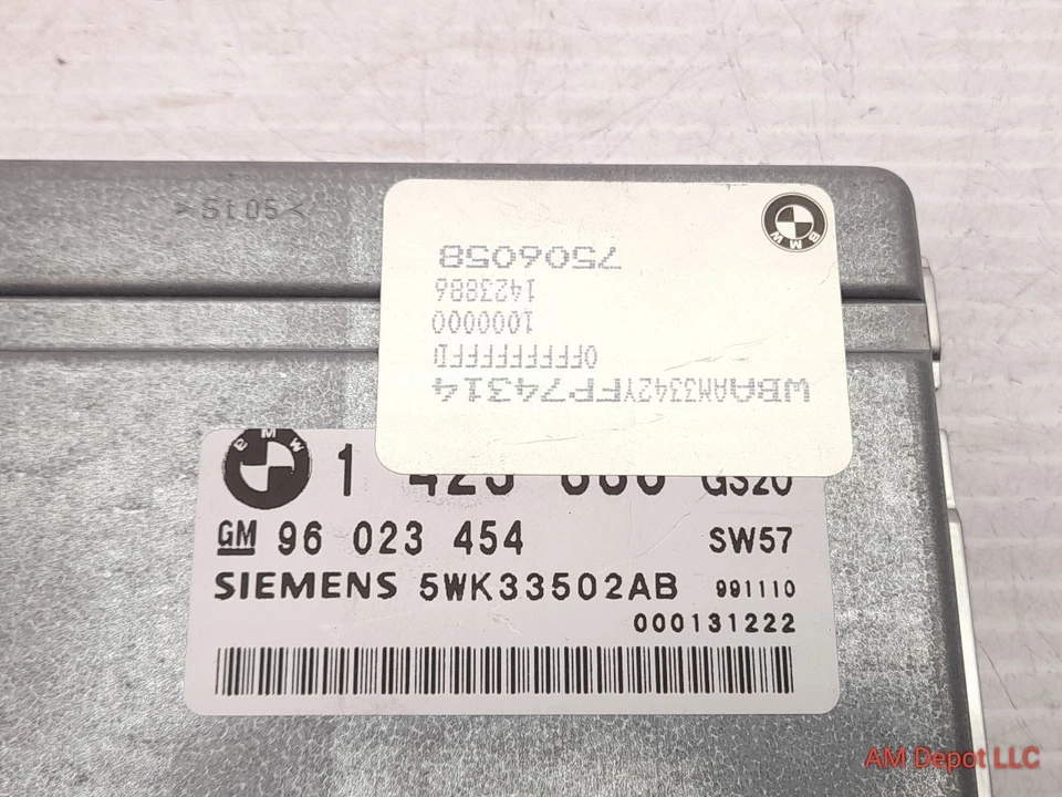 BMW 323i E46 GS20 2000 módulo de control de transmisión EGS 24601423886 Foto 4 de 4
