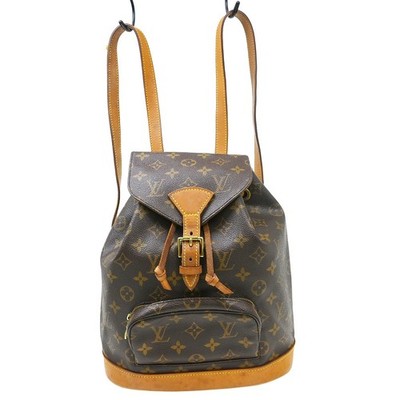 Best05 LOUIS VUITTON MONTSOURIS MM BACKPACK BAG MONOGRAM M51136 SP1907 NQ08280