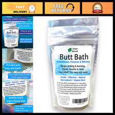 Sitz Bath Soak for Hemorrhoids  Fissures - 6 oz Sea Salt Relief, Itching  Burn
